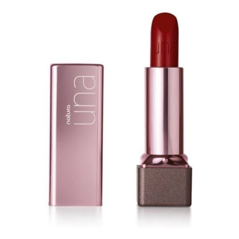 Baton Cc Vermelho 4c Hidratante Una Natura Fps25 3,8g
