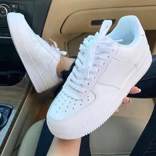 Tênis Branco Feminino Do 34 Ao 43 Macio Flexível e Confortável Para Uso Prolongado Envio Rápido
