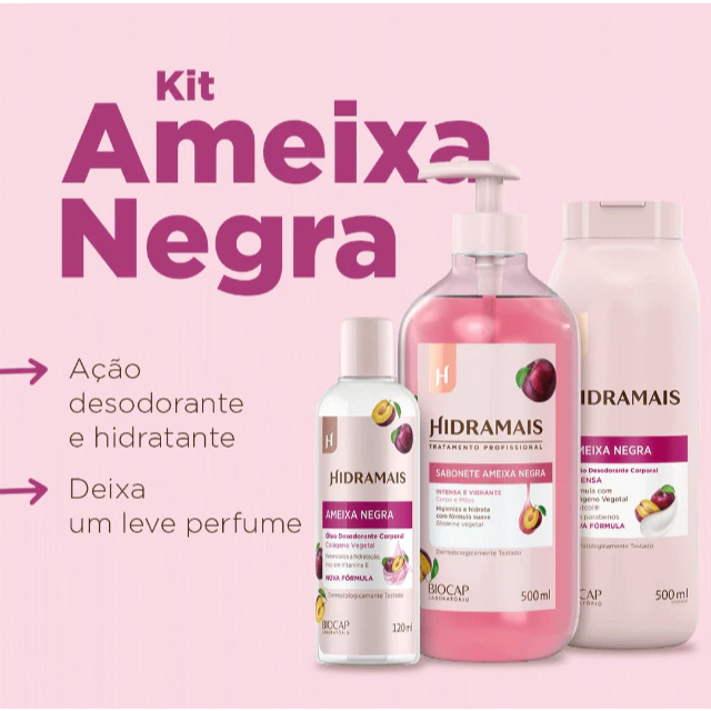 Kit Hidramais Ameixa Negra