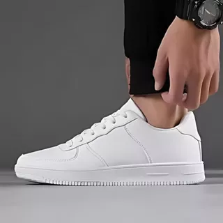 Tênis Masculino Branco Casual Barato Para Uso Prolongado Envio Rápido Direto Da Fábrica