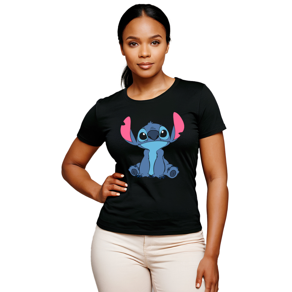 Camisa Camiseta Masculina Feminina 100% Algodão Stitch Lilo md4