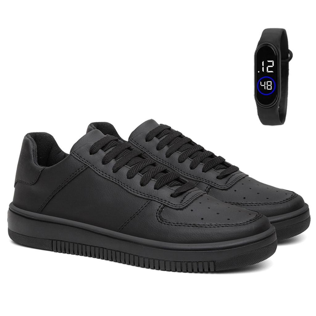 Casual Botinha Nike Preta Tênis Nike Air Max 90 Preto E Branco