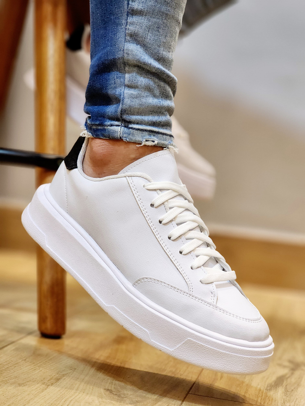 Tênis Masculino Casual Tenis Barato Branco Tênis Masculino Casual
