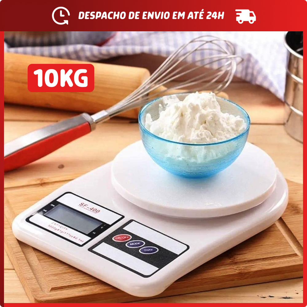 Balança Digital De Precisão 1g À 10kg Cozinha Dieta Fitness Original ...