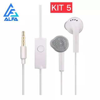 KIT 5 Fone C550 para celular P2 com microfone pronta entrega