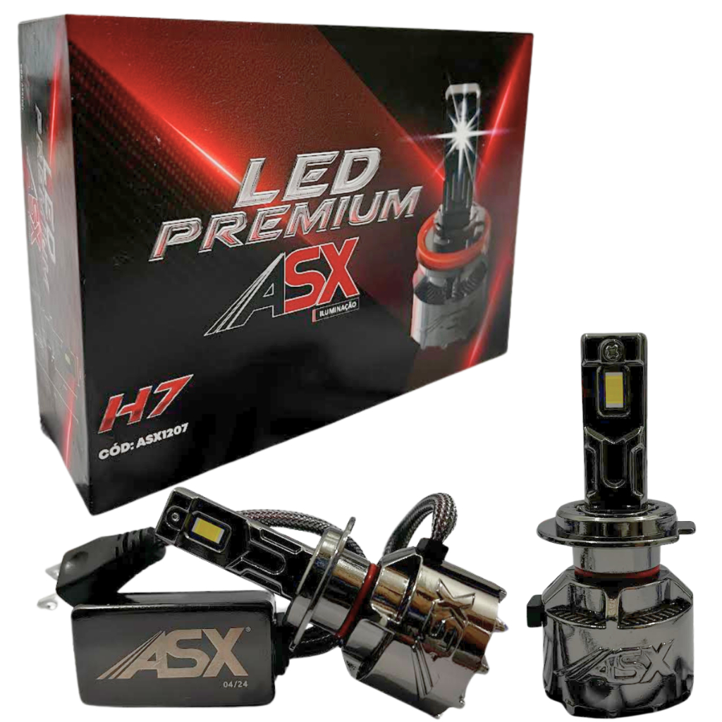 Led Premium CSP H7 - 100W - 15.000 Lumens - Bivolt - ASX