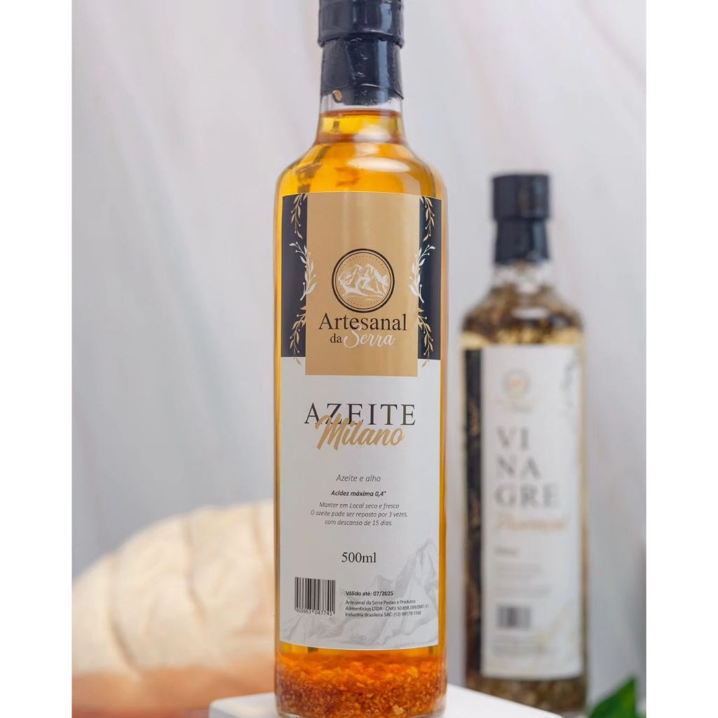 Azeite Temperado Artesanal da Serra 500ml | Shopee Brasil