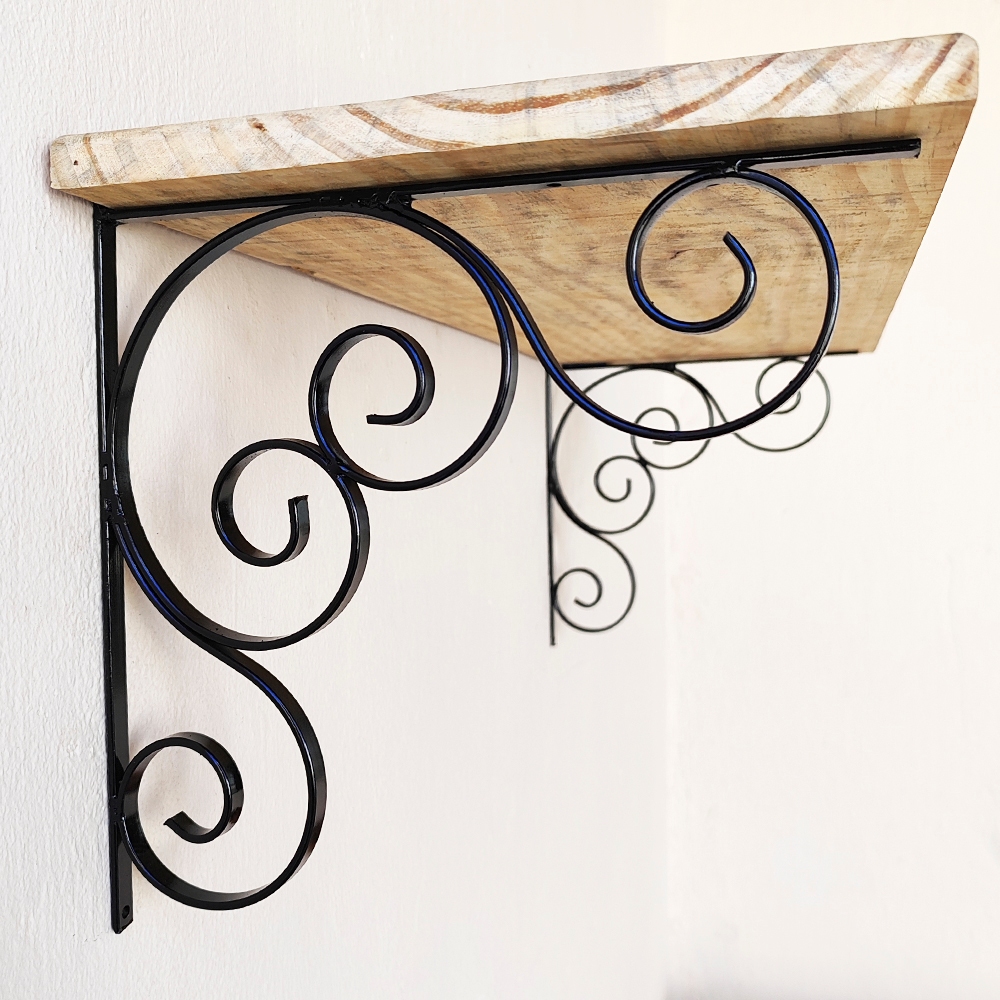 Mão Francesa Estilo Colonial de 25 cm ( 2 UNIDADES )