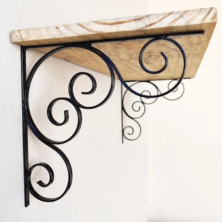 Mão Francesa Estilo Colonial de 25 cm ( 2 UNIDADES )