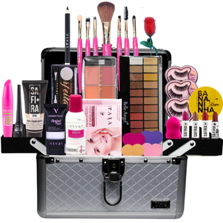 Maleta Maquiagem Completa Profissional Grande Top