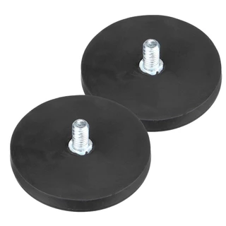Fixador Magnético Ímã Neodímio 66mm Emborrachado Barra Led