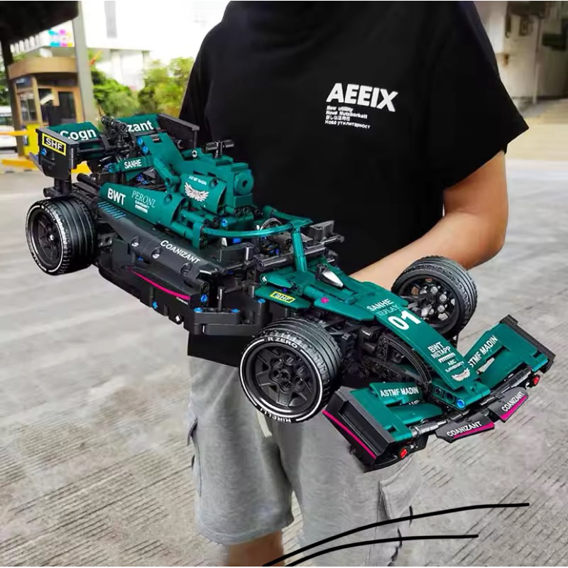 Controle remoto Super Speed Racing Cars, blocos de construção de alta tecnologia, tijolos Moc, brinquedos modelo técnico RC, especialista criativo, F1 Fórmula 1