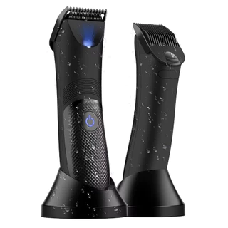 Maquininha Barbeador Aparador de pelos e cabelo, com luz para linha de barba