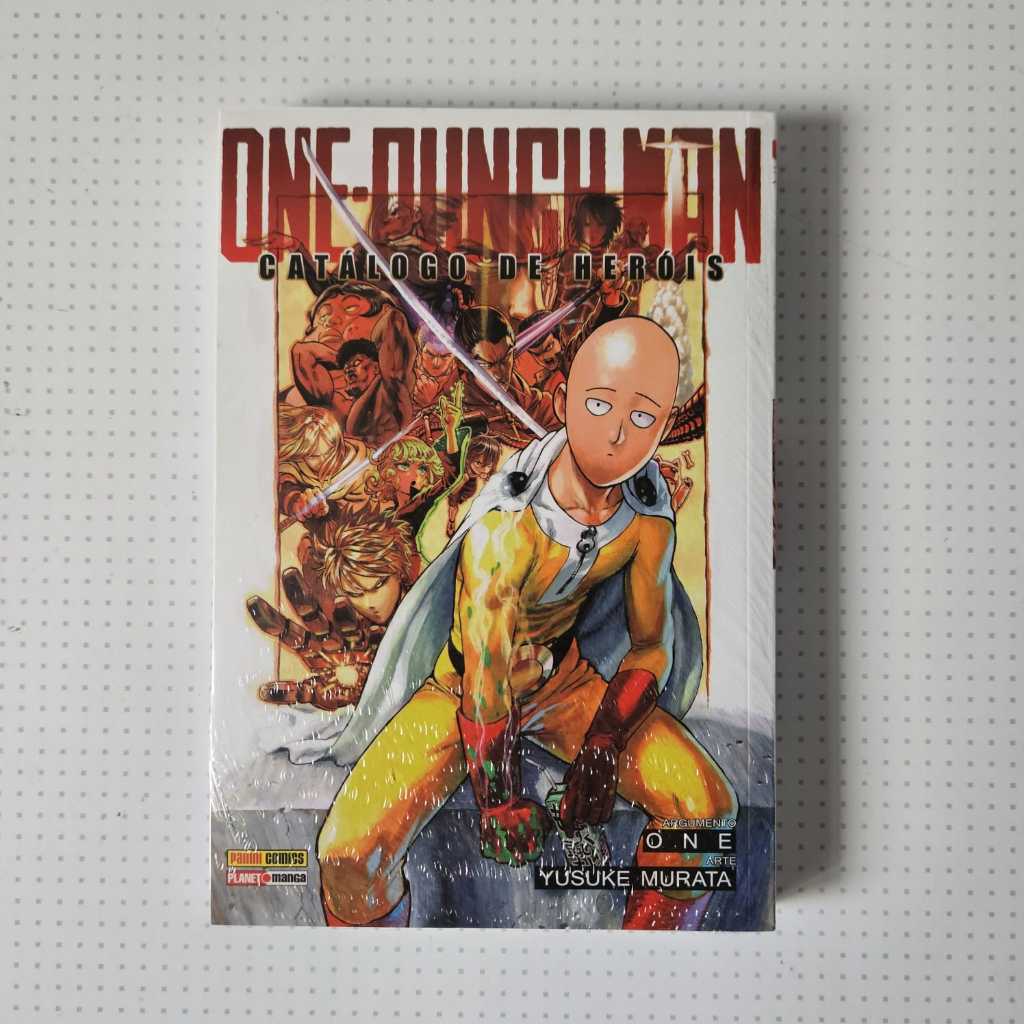 Mangá One Punch Man 1 ao 28 + Catálogo de Heróis - AVULSOS