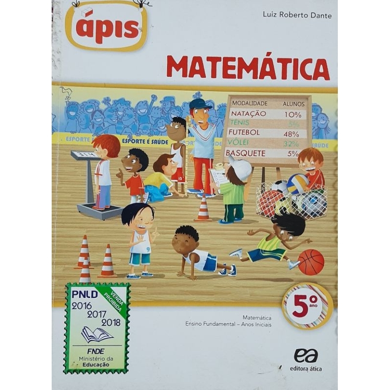 LIVRO - ÁPIS MATEMÁTICA 5° ANO - ENSINO FUNDAMENTAL ( De Luiz Roberto ...