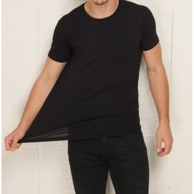 Camisa/camiseta Basica Com Elastano Viscolycra(Malha Fria) | Shopee Brasil