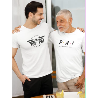 Camiseta Masculina Dia dos Pais Básica Presente Personalizada