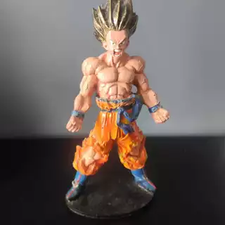 Boneco Son Goku Super Sayajin Dragon Ball Z Anime Enfeite Coleção