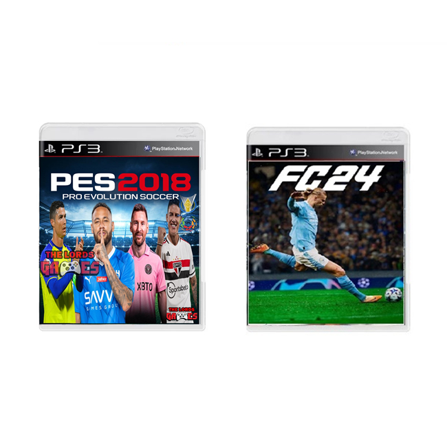 KITS PES 2018 PS3 FIFA 2024 PS3 MIDIA FISICA Shopee Brasil