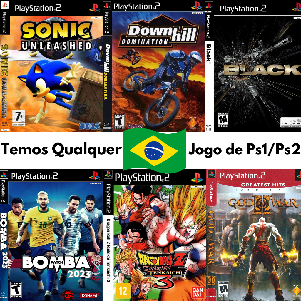 Jogos Playstation 2 PS2 á escolha do cliente | Shopee Brasil