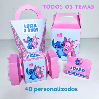 40 LEMBRANCINHAS PERSONALIZADA COM NOME E IDADE TODOS OS TEMAS