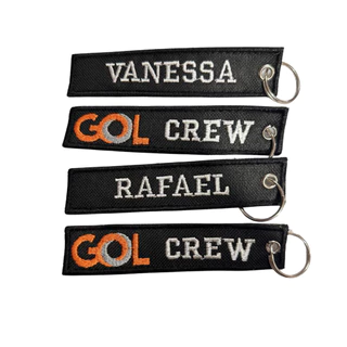 Chaveiro Tag Mala Tripulante Gol Personalizado