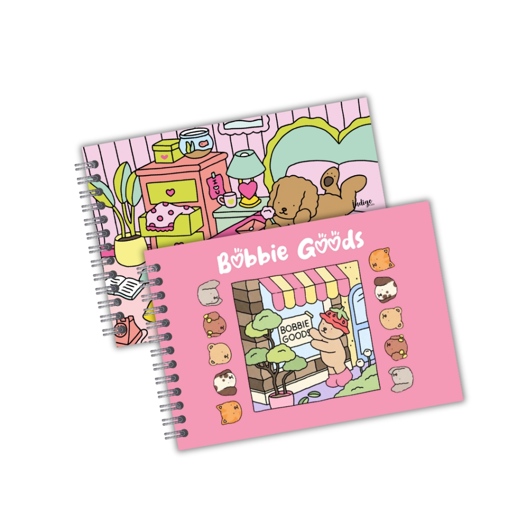 Livro de Colorir Bobbie Goods Cute Fofo para Pintura A4