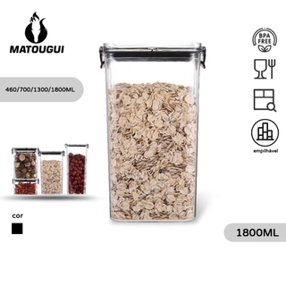Kit Completo Cozinha Potes de Alimentos Frascos de armazenamento de Acrílico Pote Hermético
