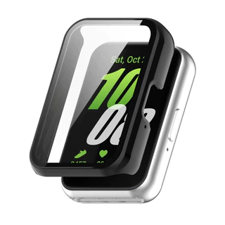 Capa Case protetora PC + película temperada para Samsung Galaxy Fit 3