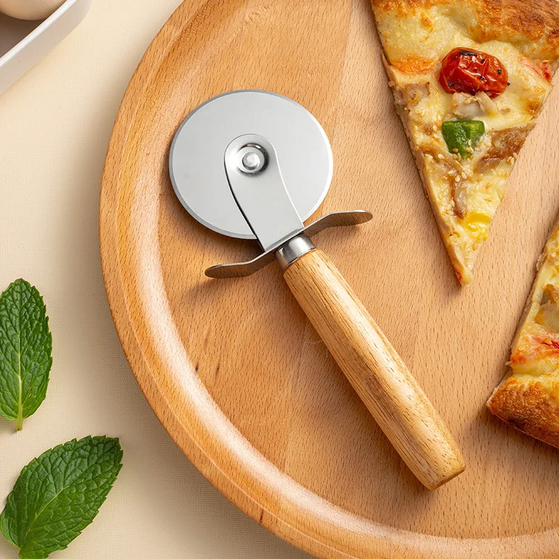 Cortador De Pizza Antiaderente De Aço Inoxidável Tainless