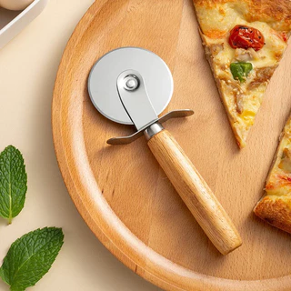 Cortador De Pizza Antiaderente De Aço Inoxidável Tainless