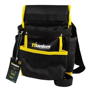 Bolsa para Ferramentas com 7 Bolsos Cinto Ajustável Lona Reforçada Titanium