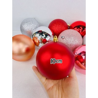Tubo Com 6 Bolas Grande 10CM Decoração Pendentes Enfeite Lindo Brilhante Para Arvore de Natal