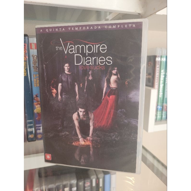 Dvd The Vampire Diaries - Quinta Temporada Completa (5 discos) | Shopee ...