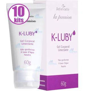10 GEL CORPORAL K-LUBY NEUTRO SOFISTICATTO COSMÉTICOS BEIJÁVEL SEXSHOP