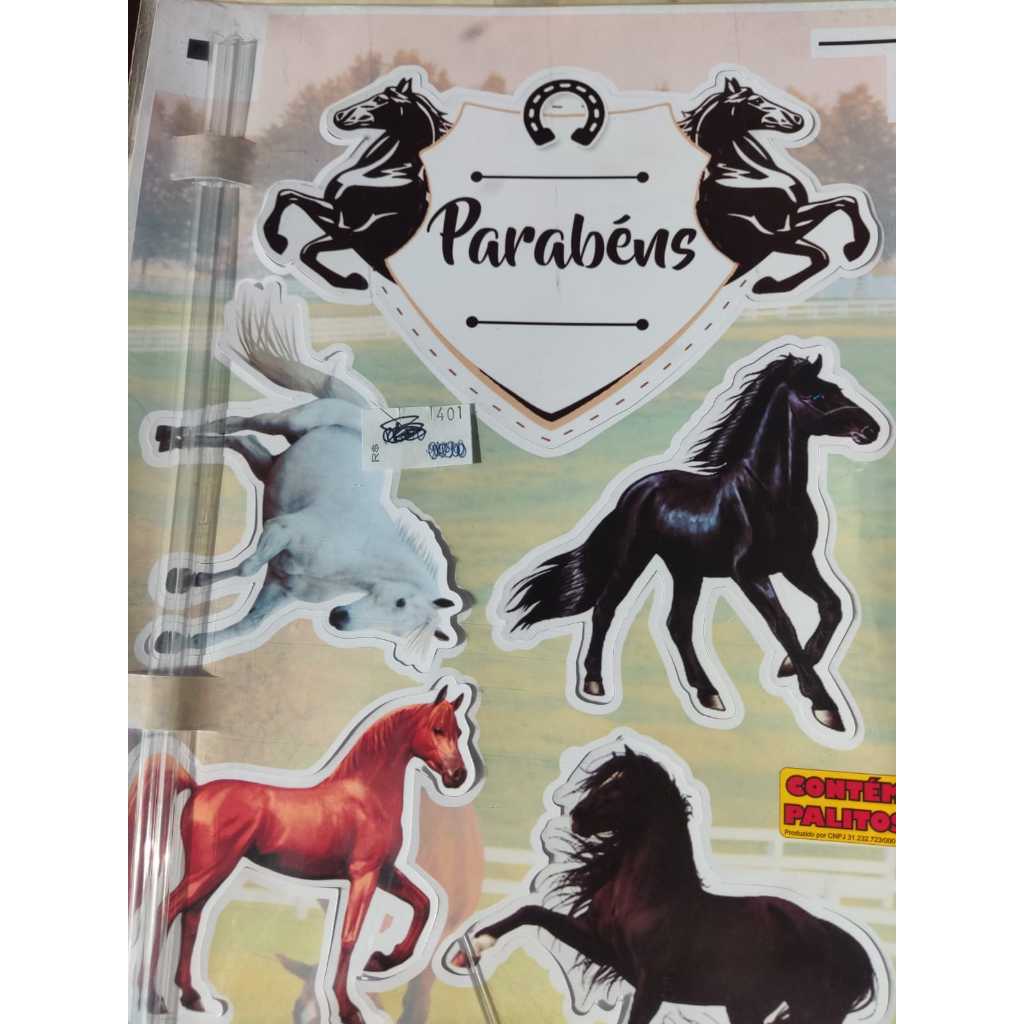 Topo de bolo cavalo roça rancho cowboy parabéns horse topper | Shopee ...