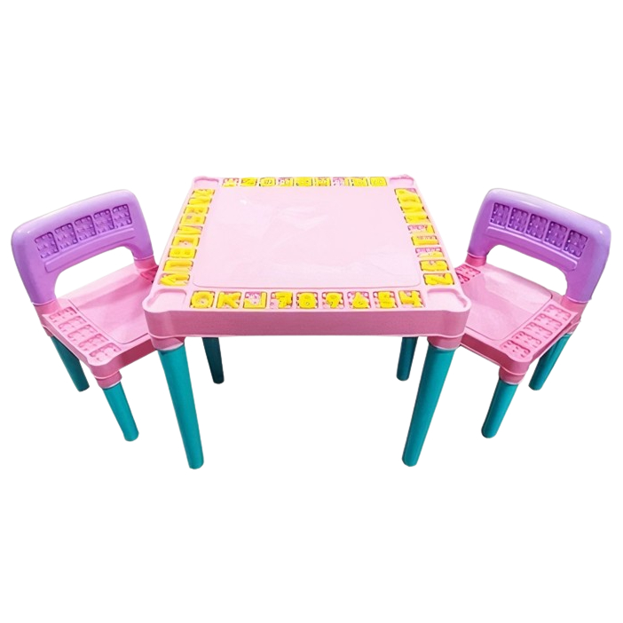 Mesinha Mesa Didática Infantil Cadeiras Tritec Menina