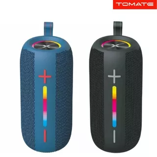 Caixa de Som RGB Bluetooth Portátil Alcance 10m Resistente A Água Tomate MTS-6001