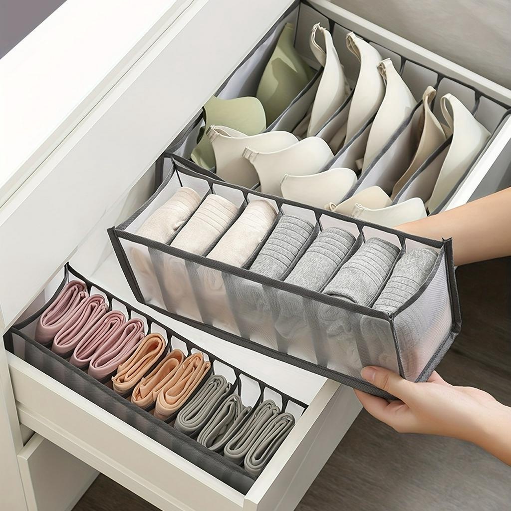 KIT Organizador De Guarda Roupas Colmeia organizador roupas íntimas ...