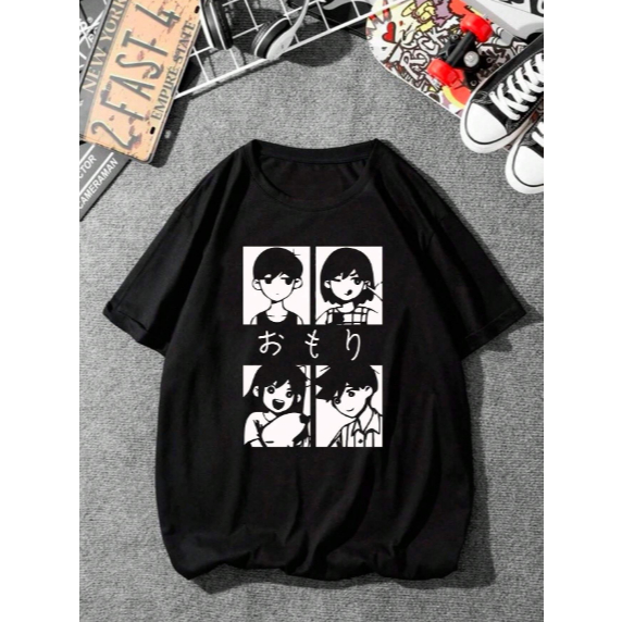 Blusa Camisa Camiseta Unissex Omori (Omori, Kel, Aubrey und Hero