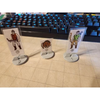 Stands Bases para Miniaturas de Papel - RPG e Board Games