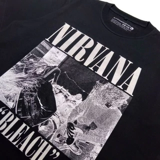 Camiseta T-shirt Algodão Unissex Nirvana Bleach Band