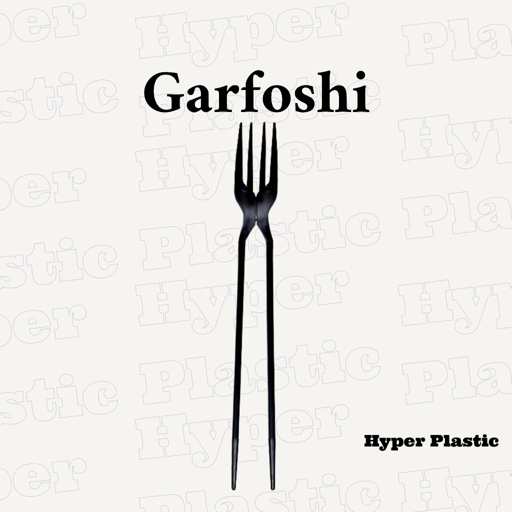 Hashi Garfoshi Reutilizável Para Comida Japonesa Com 05 Unid Garfoshi