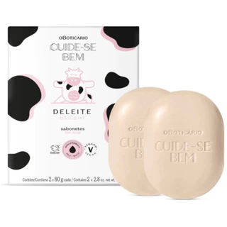 Sabonete em Barra Cuide-Bem Deleite 2x80g, O Boticário