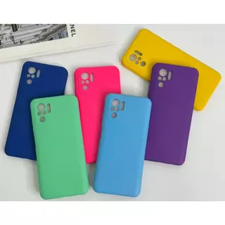 Kit Protetora Capa Capinha + Película 3D Redmi - Note 10 4g - Silicone Aveludado