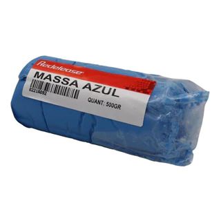 Massa De Modelar - Clay Plastilina - Para Artesanato - 500g Azul