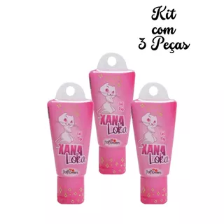 Kit 3 Xana Loka Excitante Lubrificante Íntimo Gel Esfria Esquenta Vibra