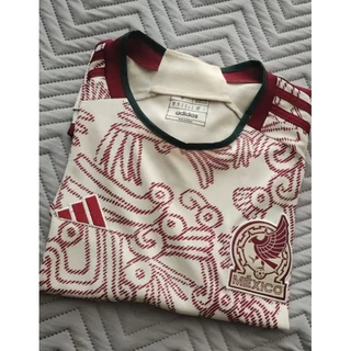 Camisa México 22/23 branco e vinho, seleção do México camiseta original oficial