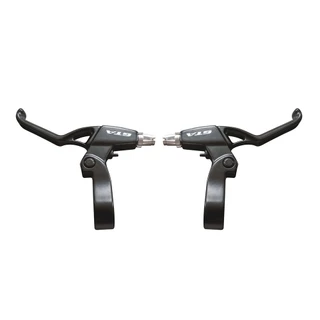 Manete De Freio Preto Maçaneta Bike V-brake Freio a Disco Alumínio GTA Par