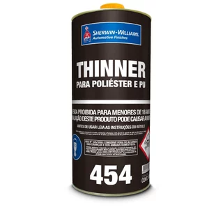 Thinner diluente 454 para Poliéster/Poliuretano 900ml SW